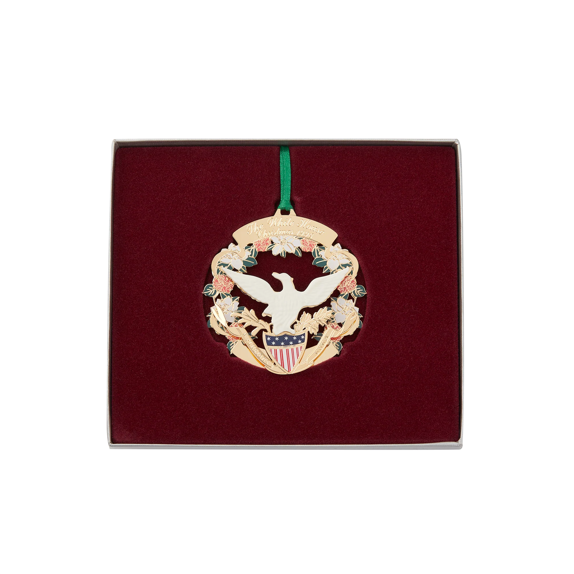 1998 White House Christmas Ornament, The American Bald Eagle and Shield - Image 2
