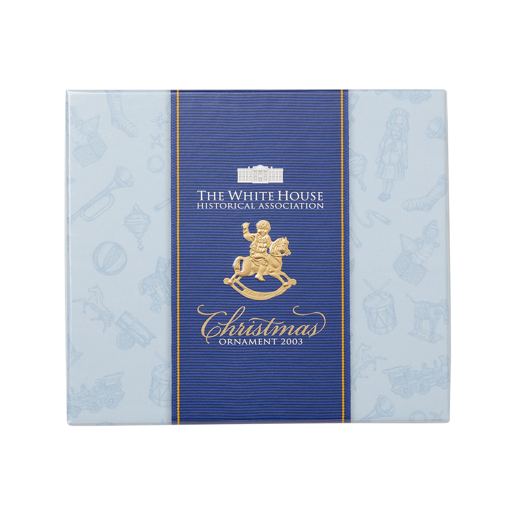 2003 White House Christmas Ornament, A Child's Rocking Horse - Image 4