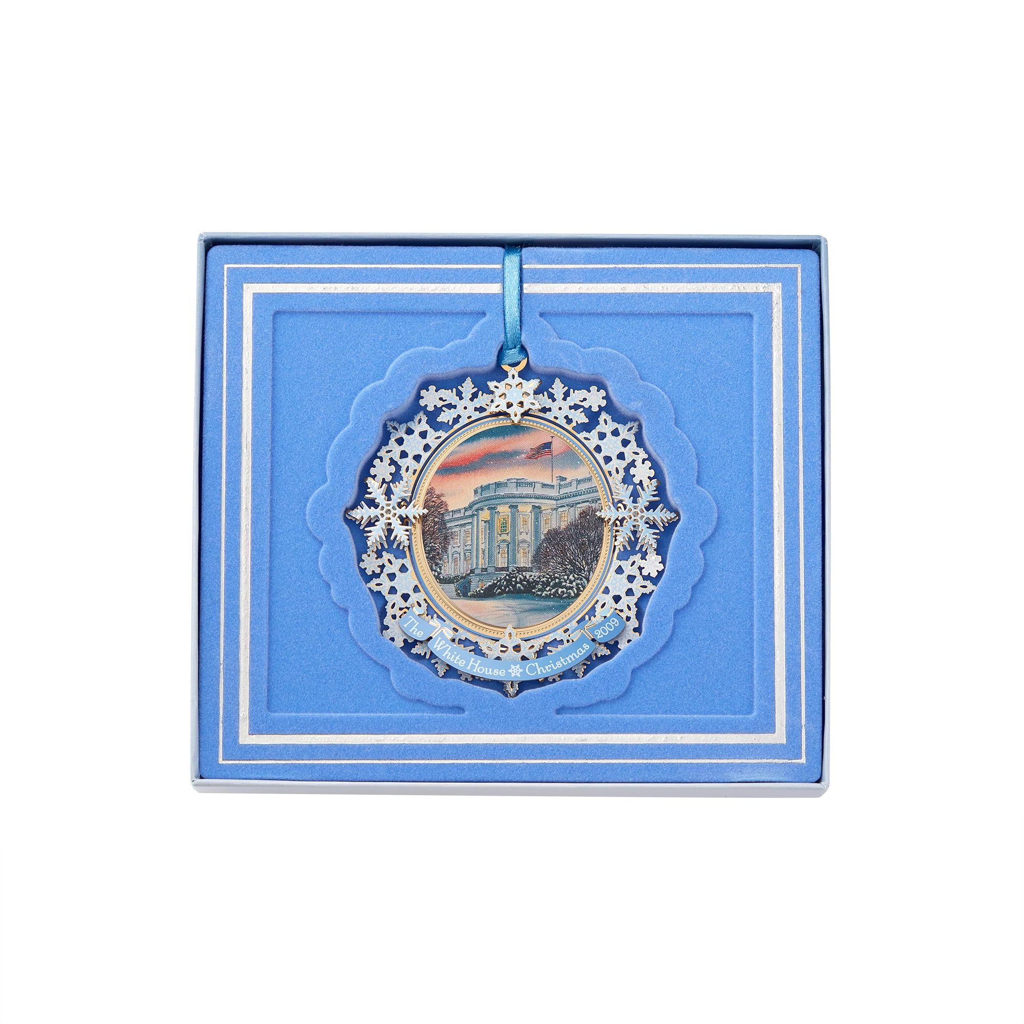 2009 White House Christmas Ornament, First Electric Christmas Lights - Image 4