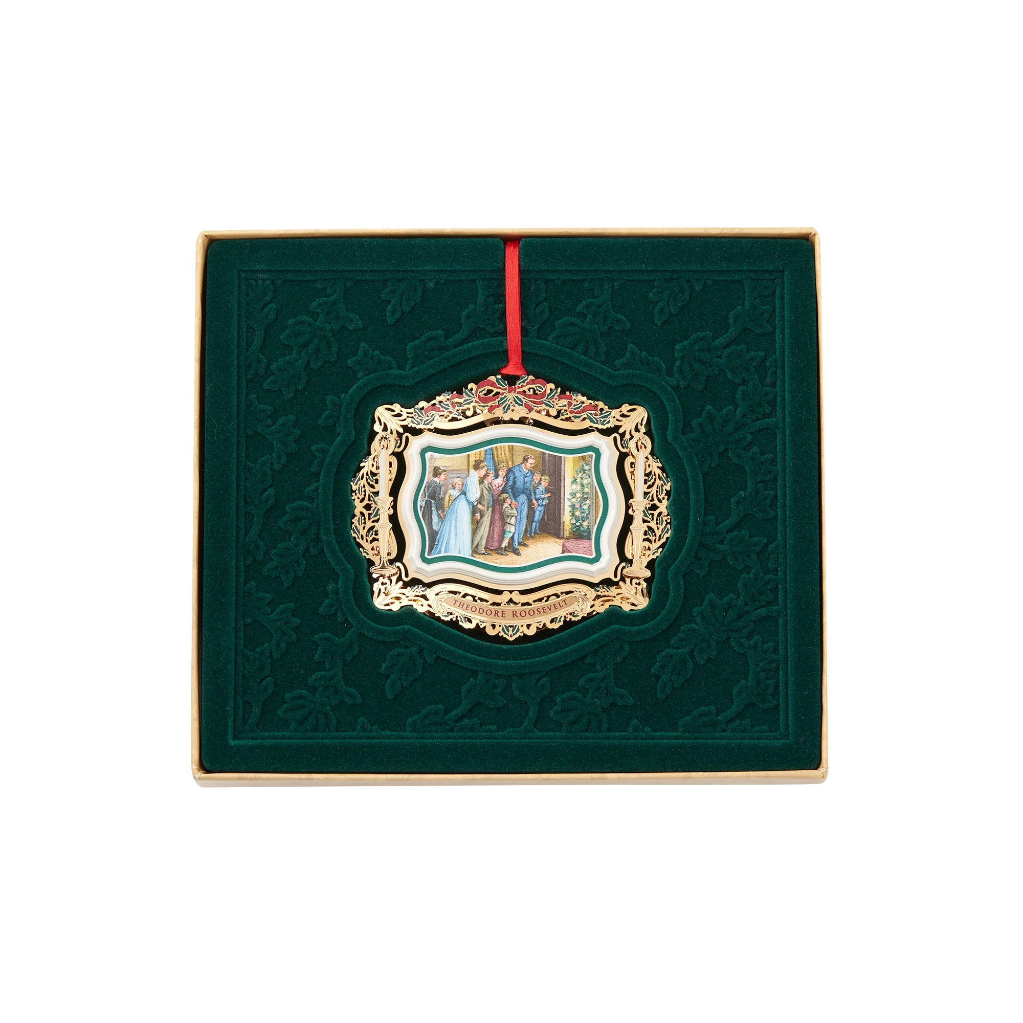 2011 White House Christmas Ornament, Santa Visits the White House - Image 4