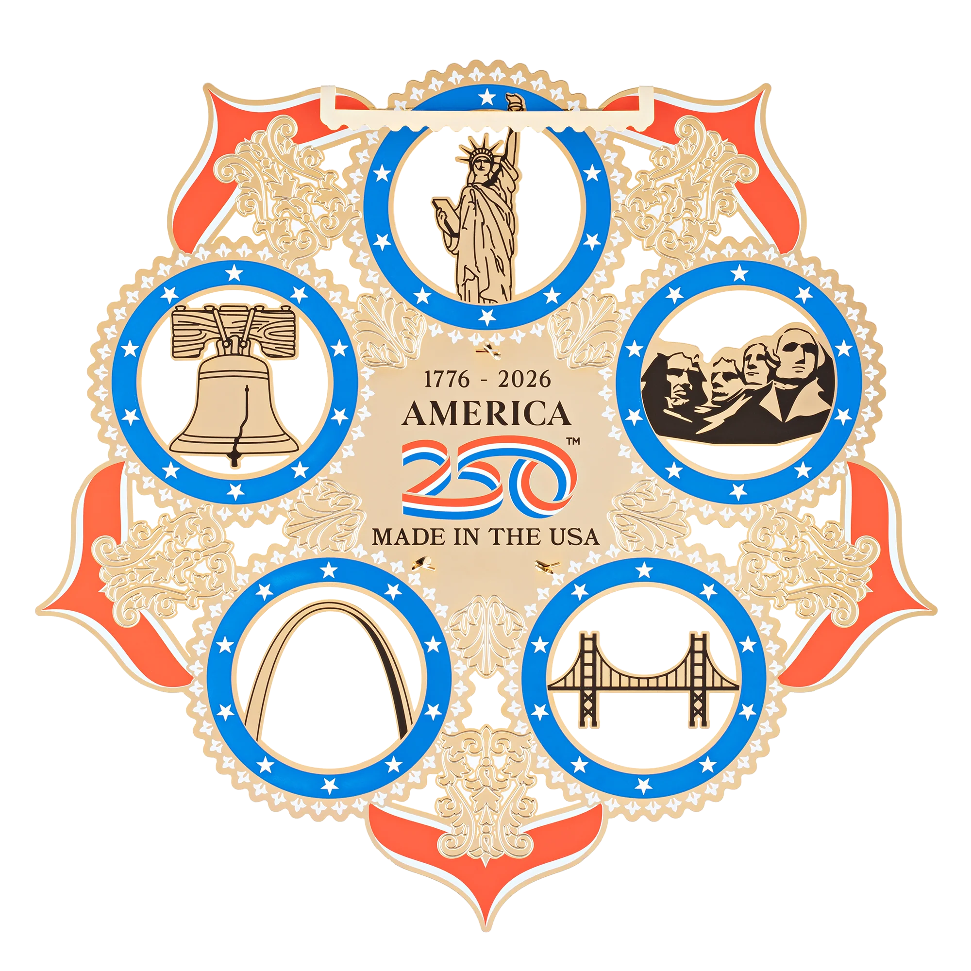 A250 American Icons Ornament 10" Display Wall Hanging - Image 2