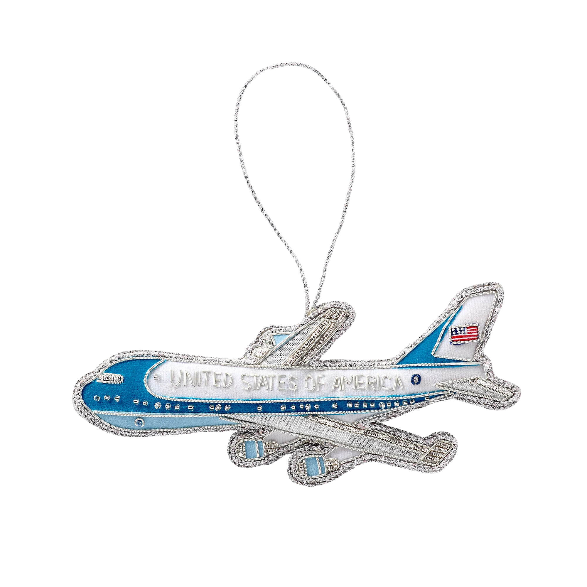 Air Force One Felt Ornament