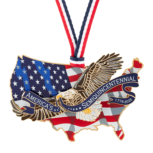 America250 Eagle of Freedom Over America Ornament