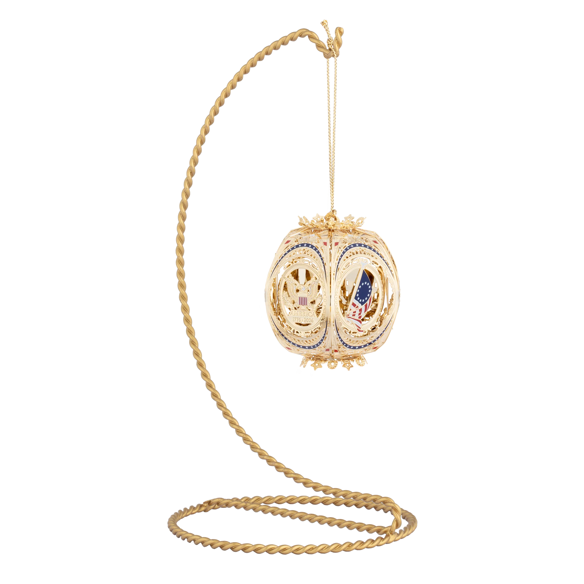 America's 250th Anniversary Story Ball Ornament
