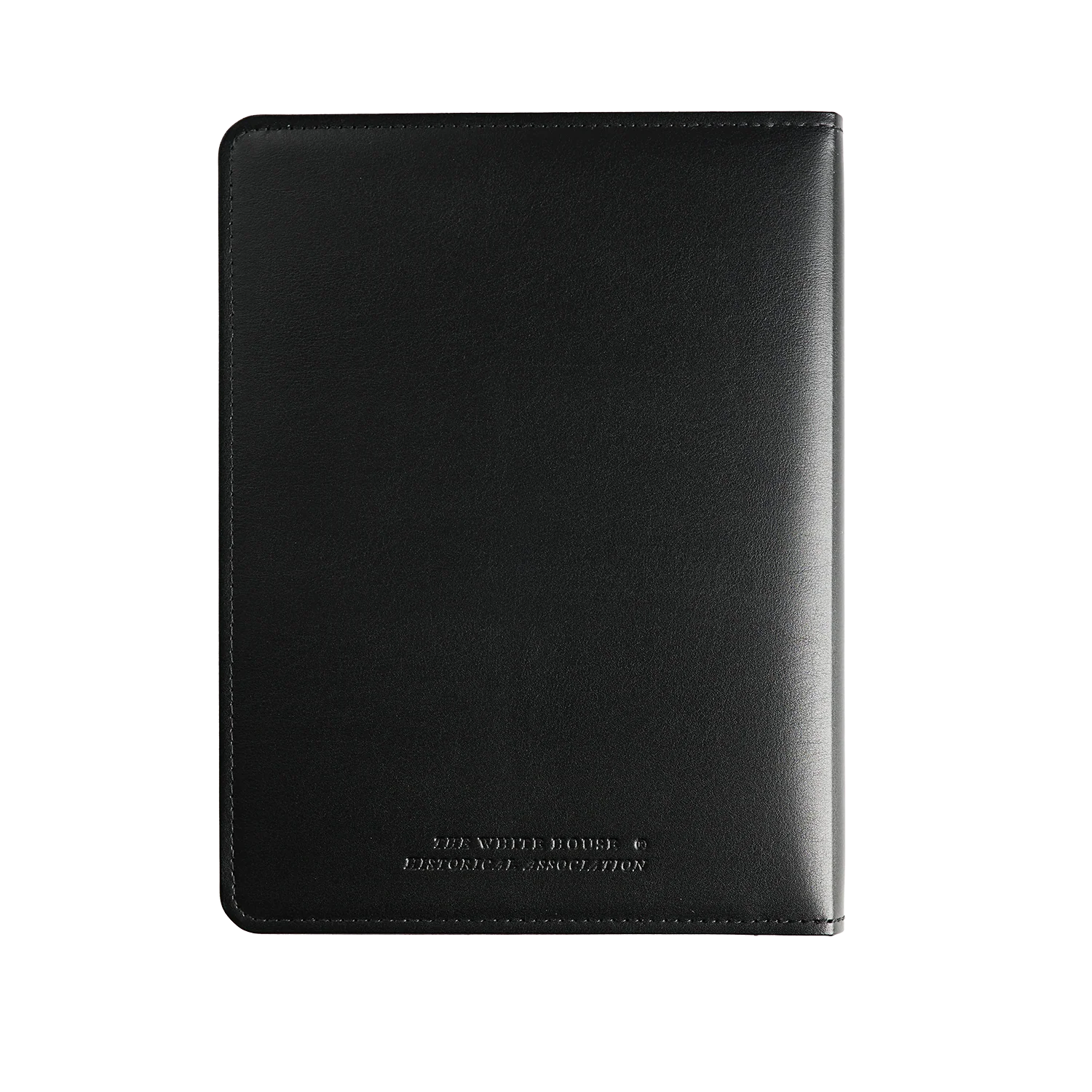 Black Truman Seal Leather Bound 9" Refillable Notebook - Image 3