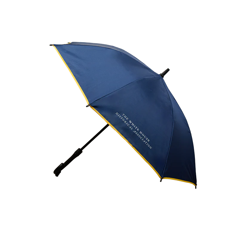 Blue Room Straight Umbrella with Printed Interior - Image 2