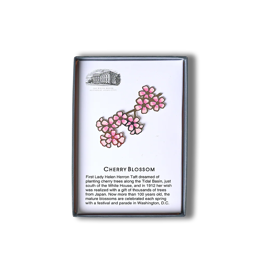 Cherry Blossom Branch Cluster Pin