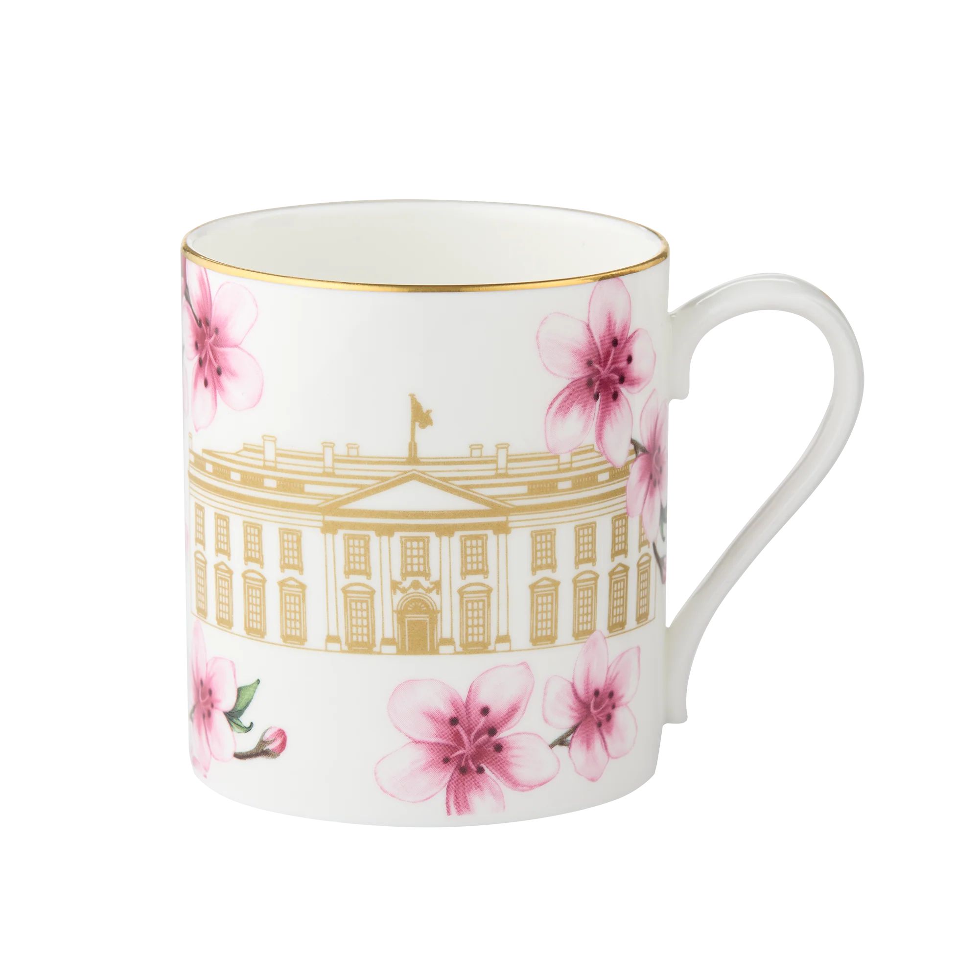 Cherry Blossom Handcrafted Fine Bone China Mug - Image 3