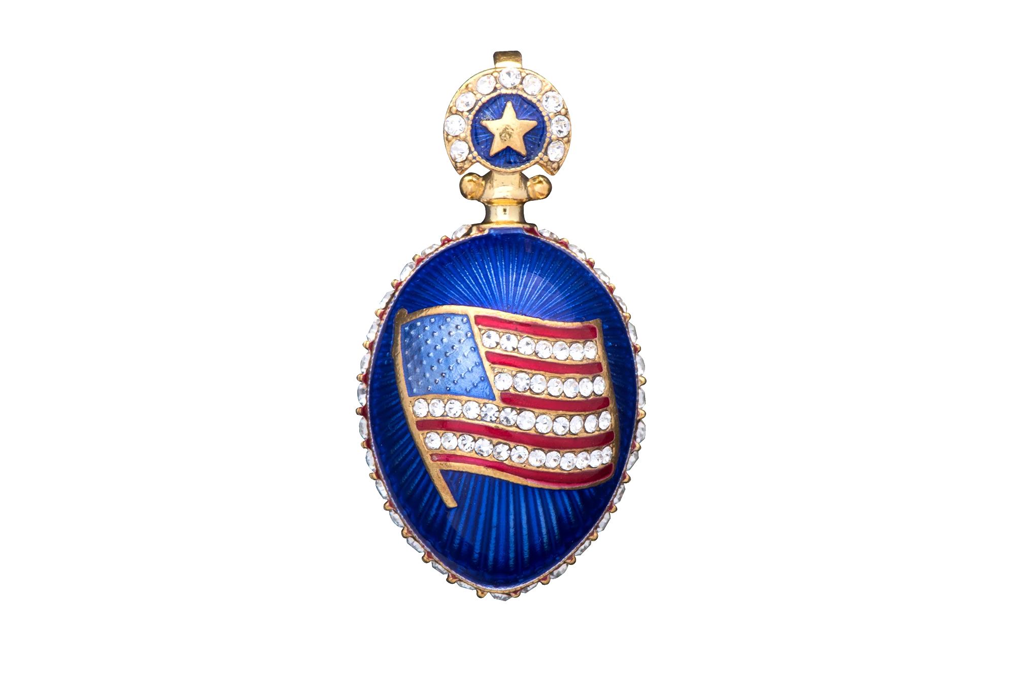 Presidential Cobalt Blue Egg Pendant