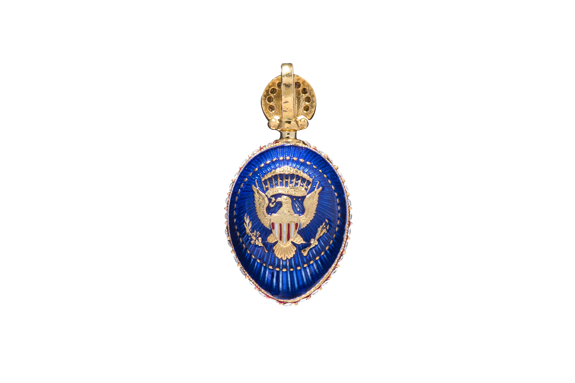 Presidential Cobalt Blue Egg Pendant - Image 2