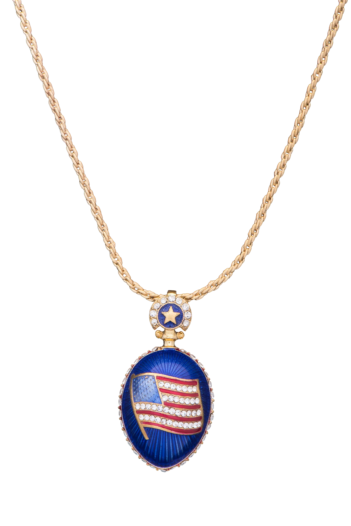 Presidential Cobalt Blue Egg Pendant - Image 3