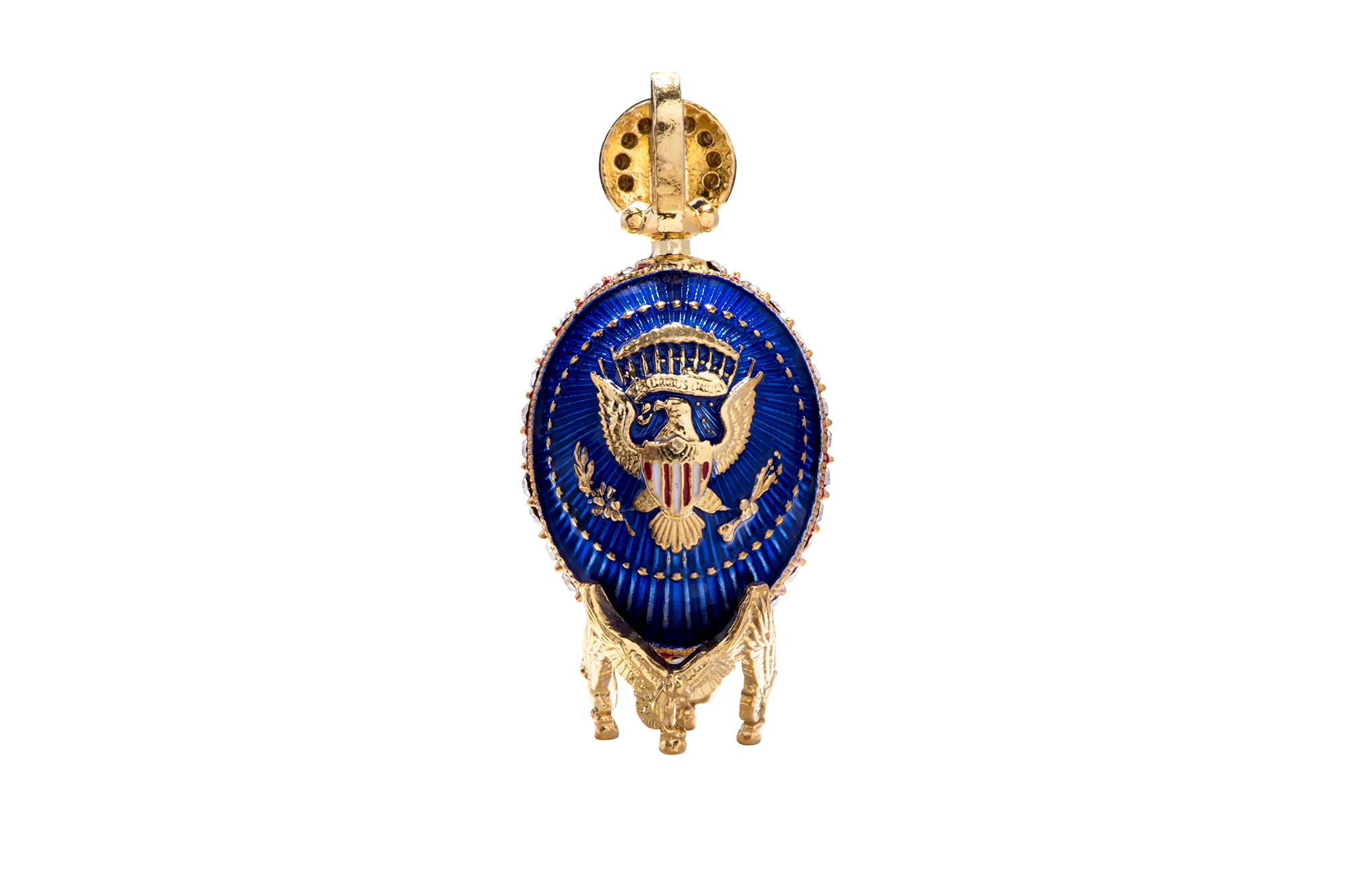 Presidential Cobalt Blue Egg Pendant - Image 4