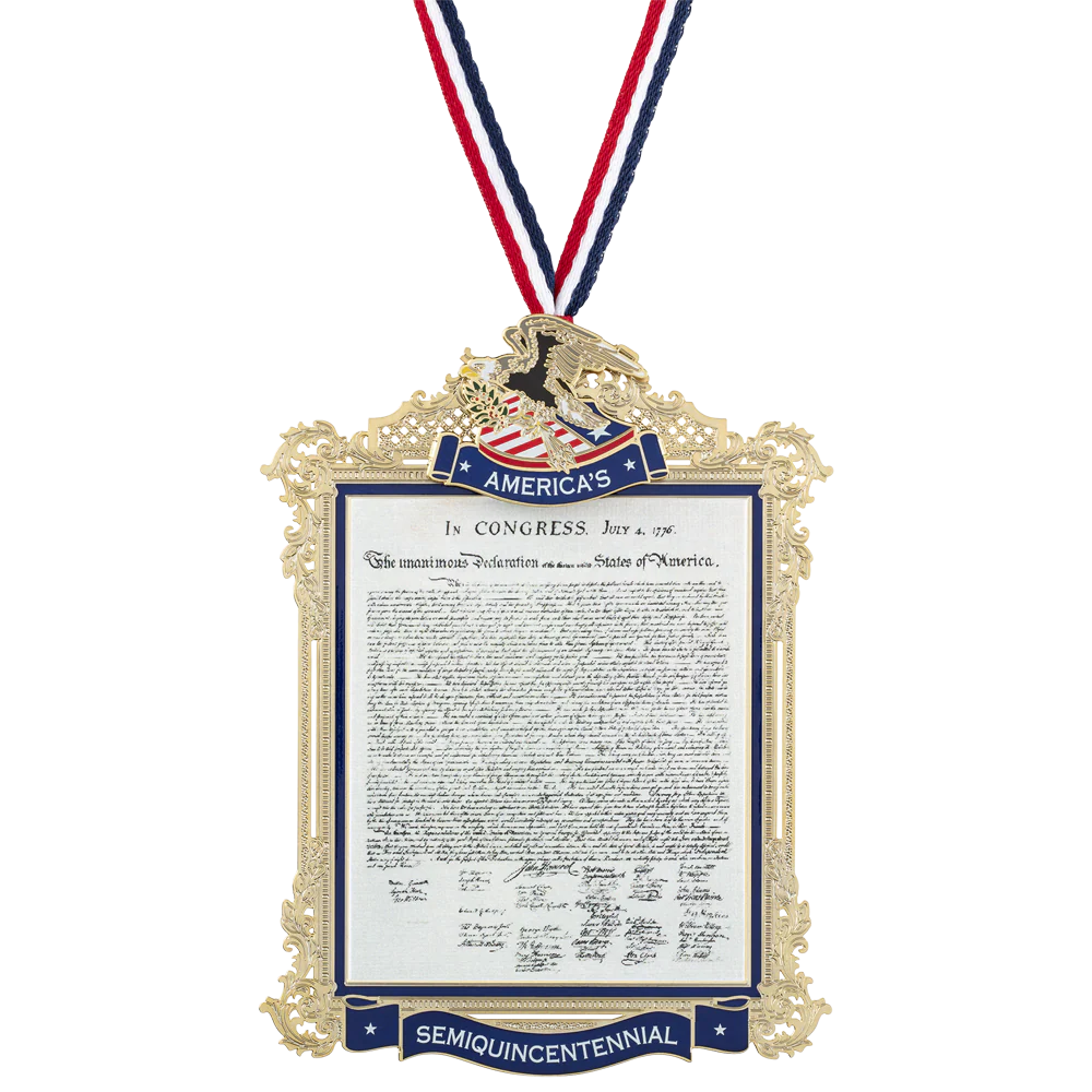 Collector's Bundle Featuring 2026 Official Commemorative Ornament of America's 250th Anniversary Celebration and the 2025 Official White House Christmas Ornament - Image 2