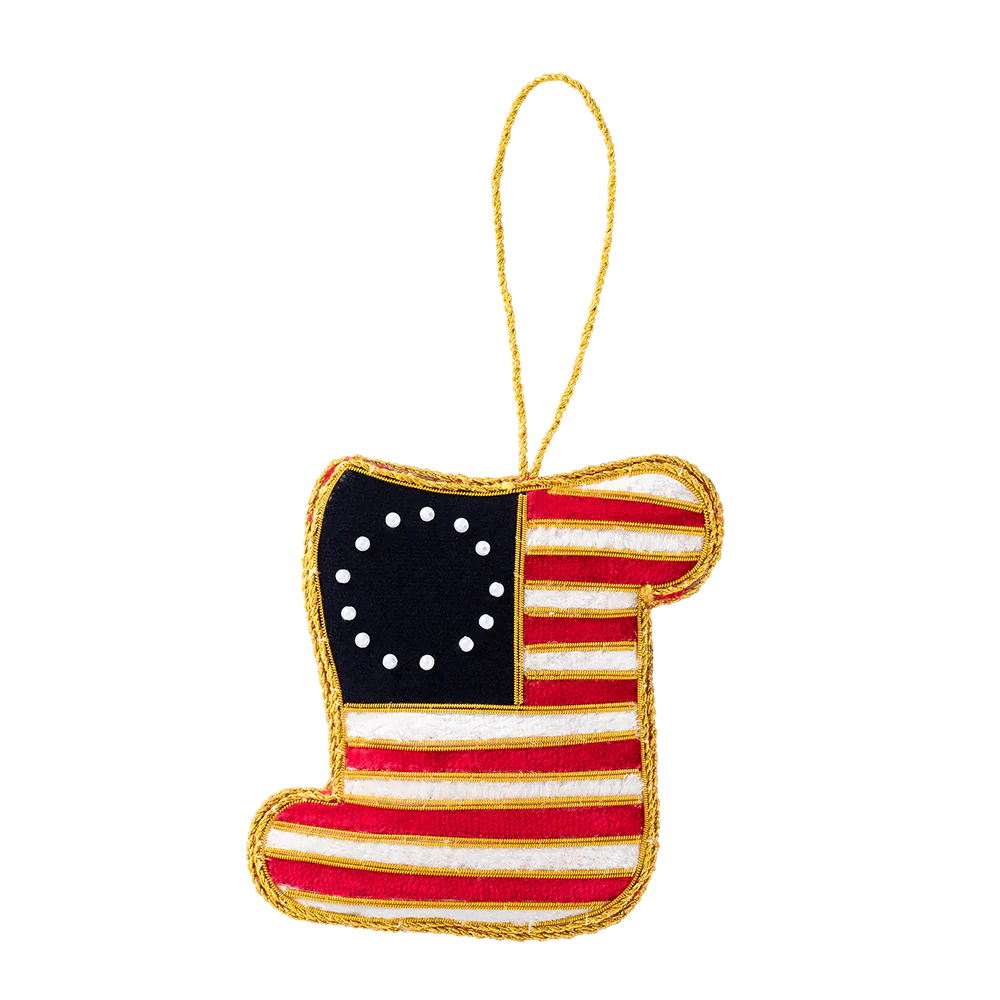 Declaration of Independence Scroll Embroidered Felt Ornament - Image 2