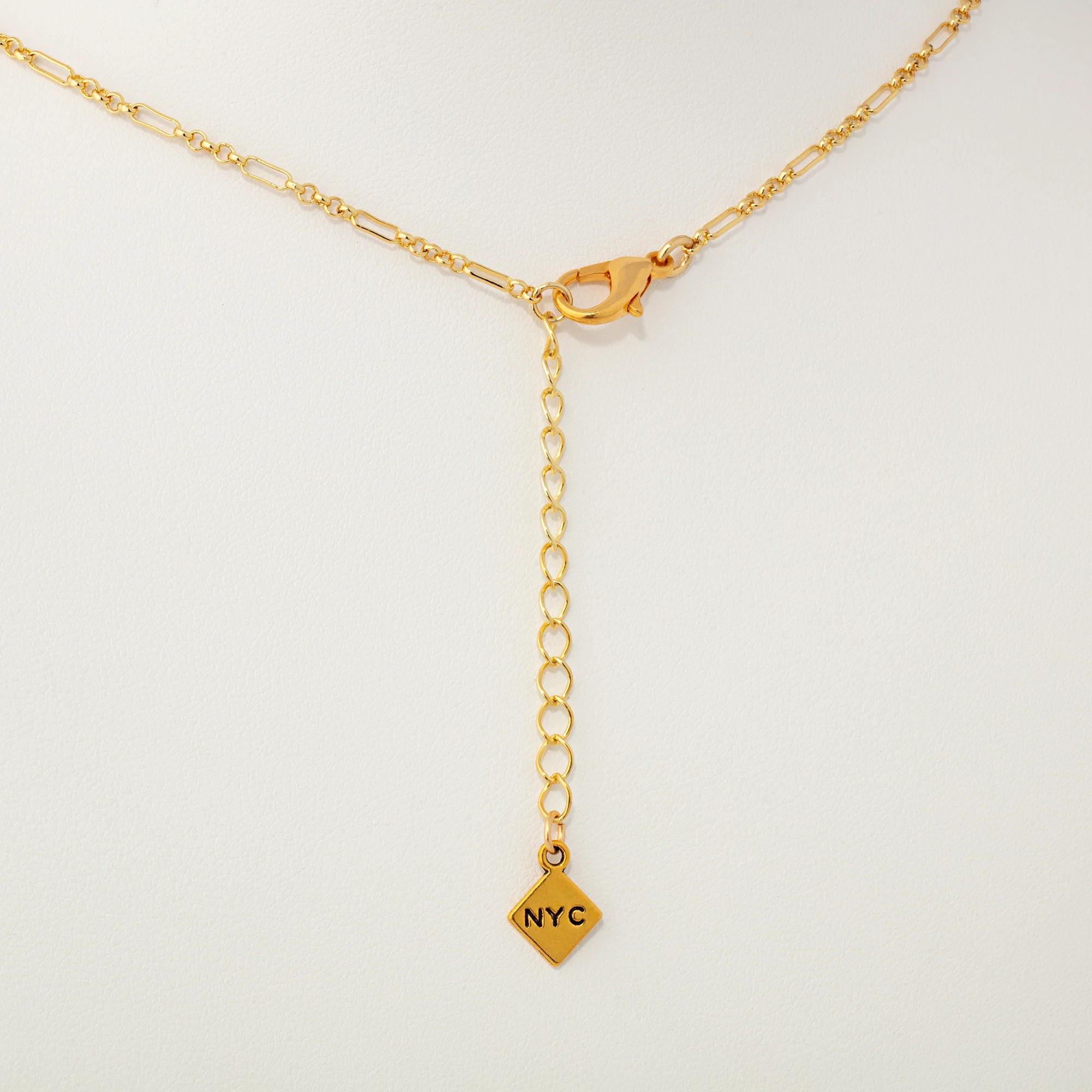 Enameled Cherry Blossom Charm Necklace - Image 2