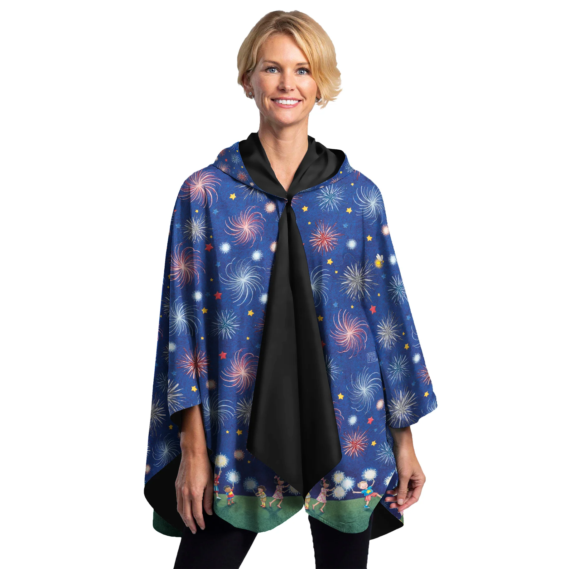 Fireworks Print Rain Caper by Mary Engelbreit - Image 3