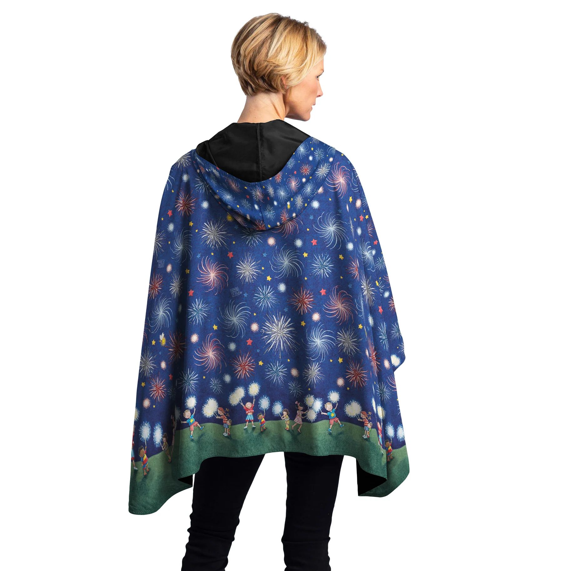 Fireworks Print Rain Caper by Mary Engelbreit - Image 4
