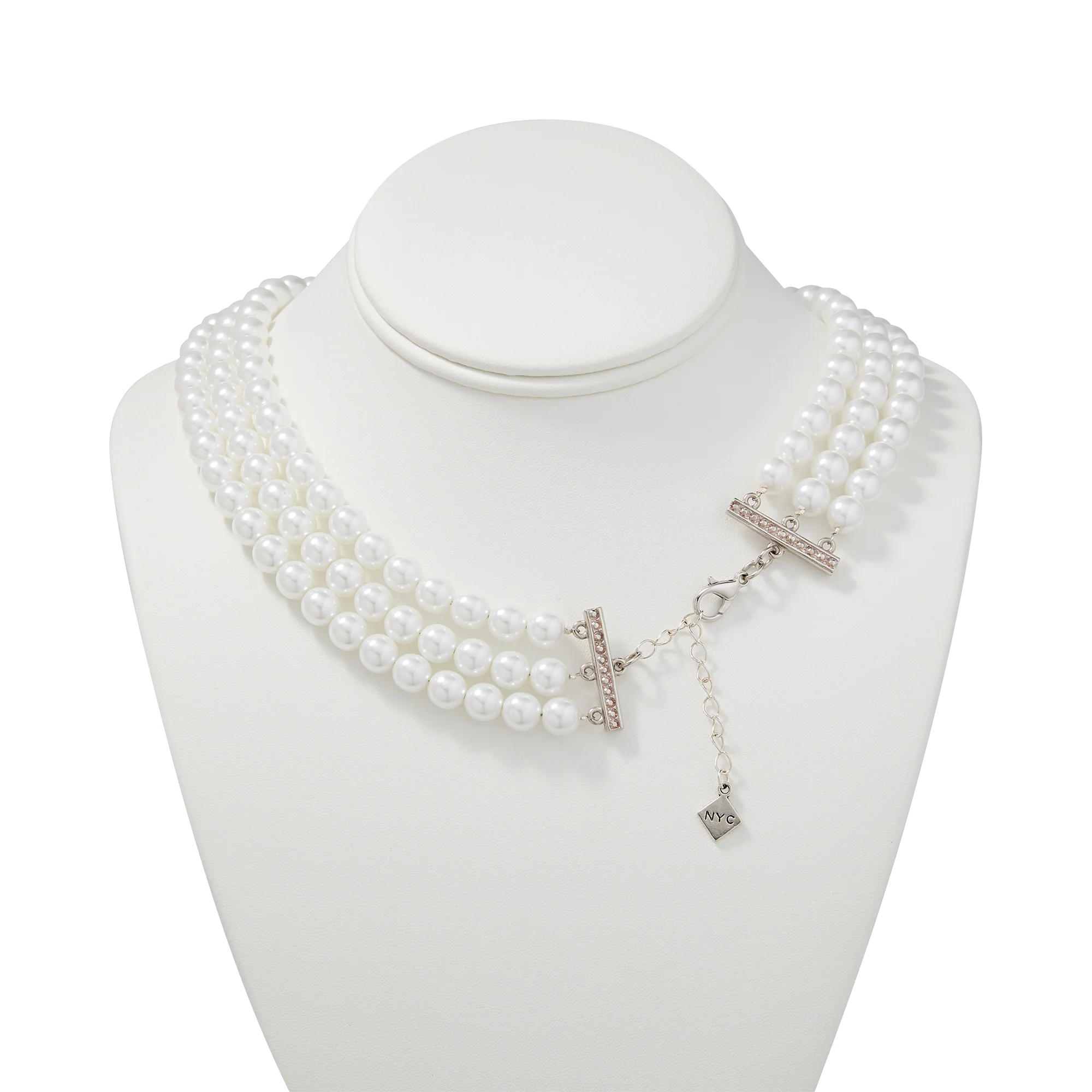 First Lady Jacqueline Kennedy's Three-stranded pearl necklace - Image 4