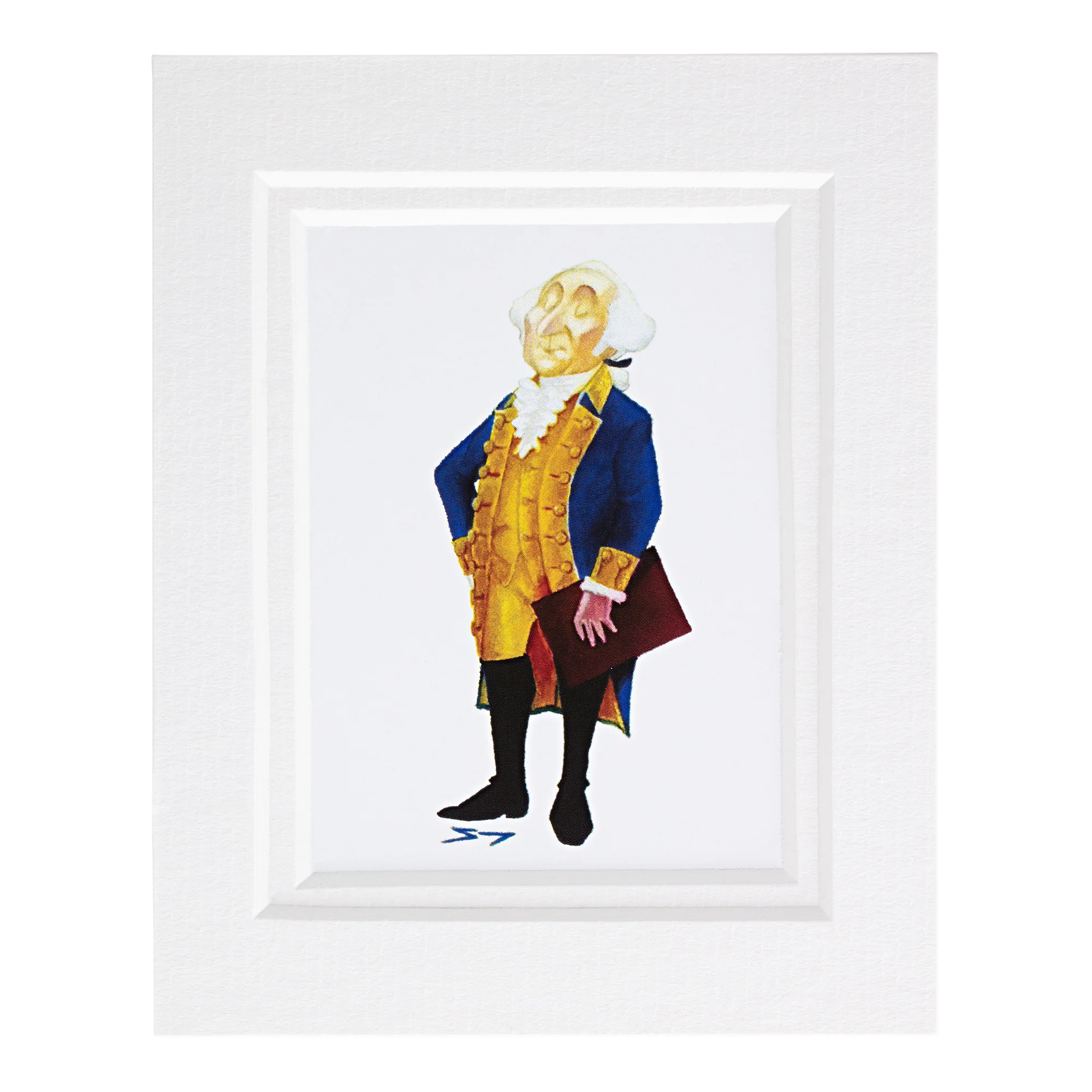 George Washington Illustrated Framed Magnet
