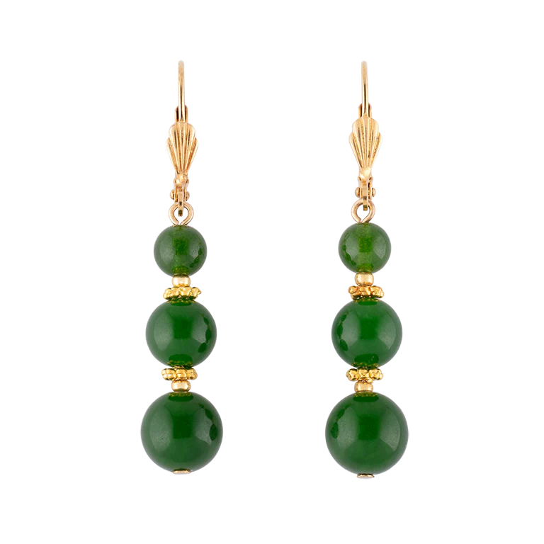 Green Room Jade Drop Earrings
