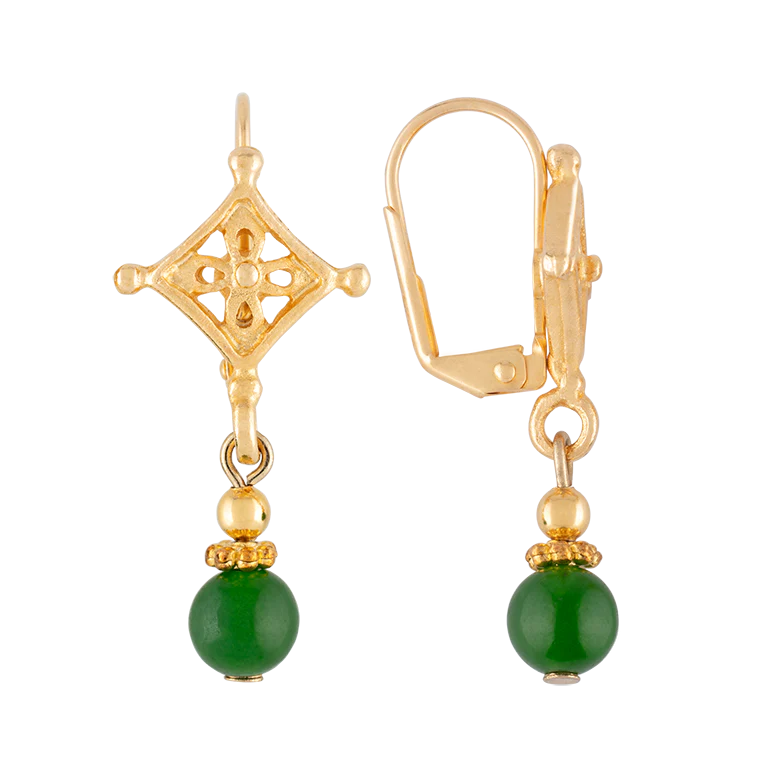 Green Room Latch Back Earrings
