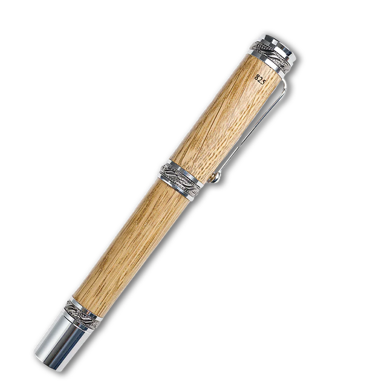 Handcrafted Wooden Fountain Pen from White House Truman Renovation - Image 3