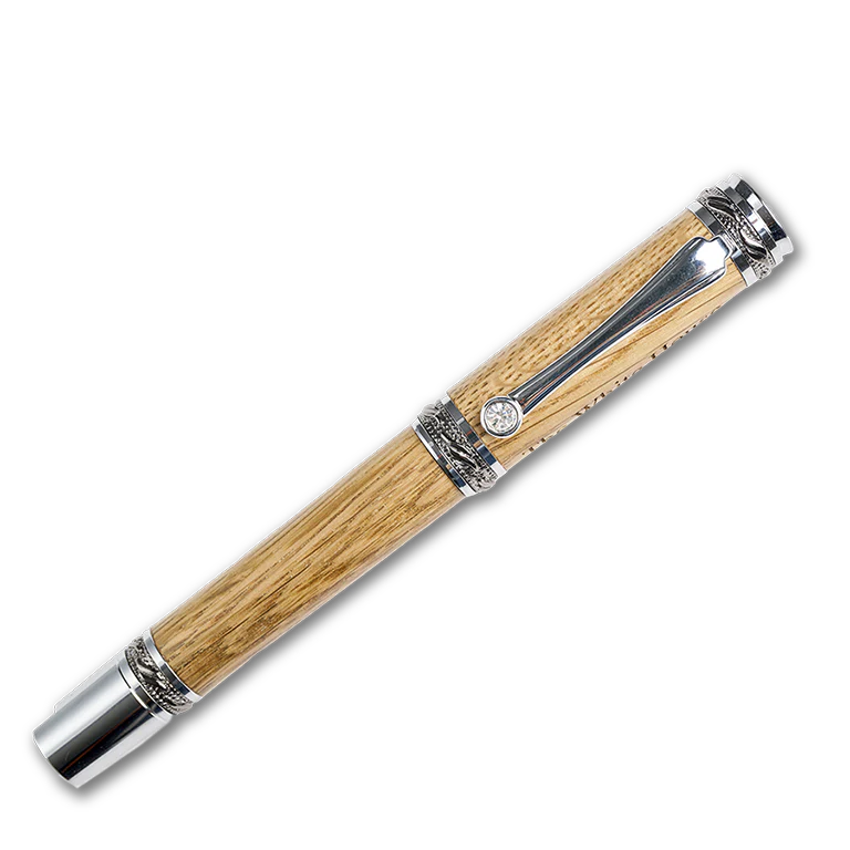 Handcrafted Wooden Fountain Pen from White House Truman Renovation - Image 4