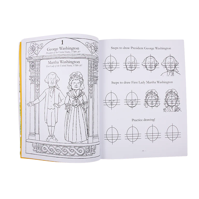 How to Draw the Presidents and First Ladies - Image 3