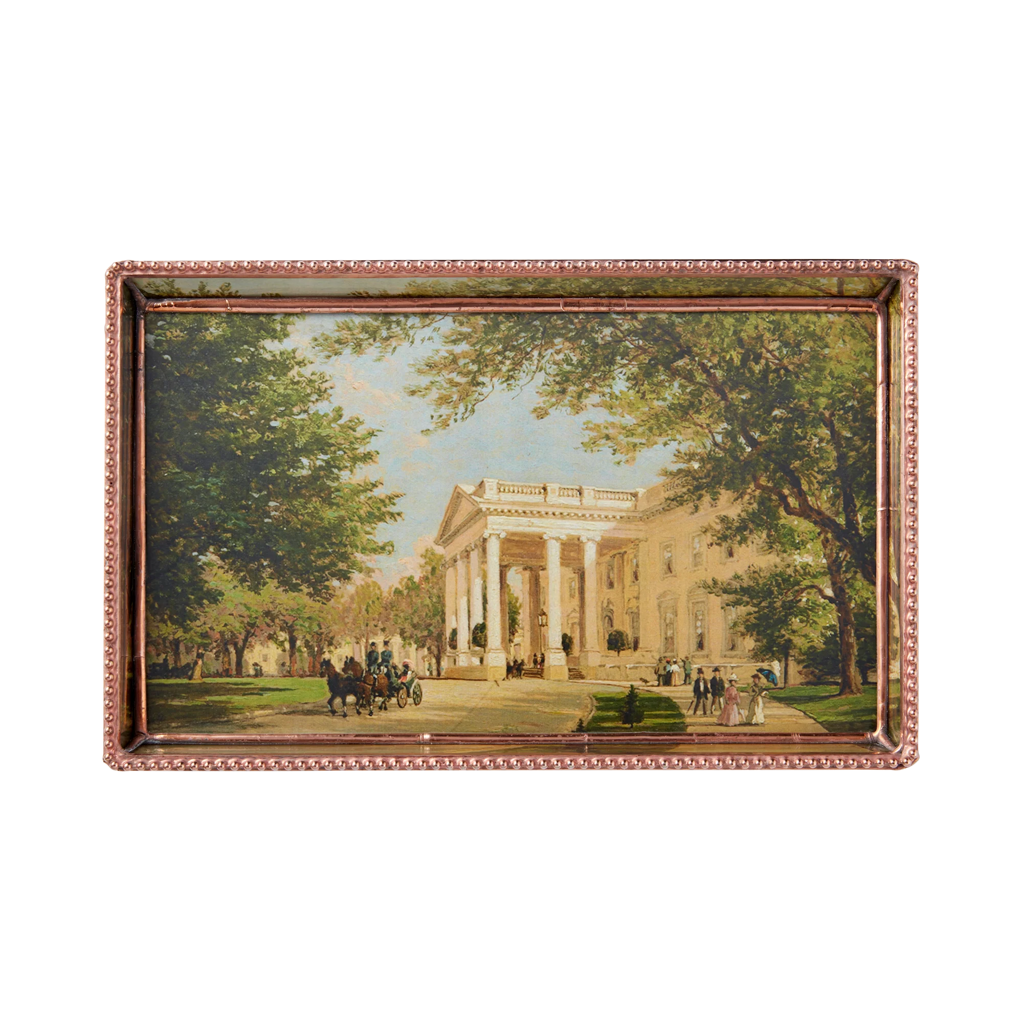 John Ross Key White House Decoupage Small Tray