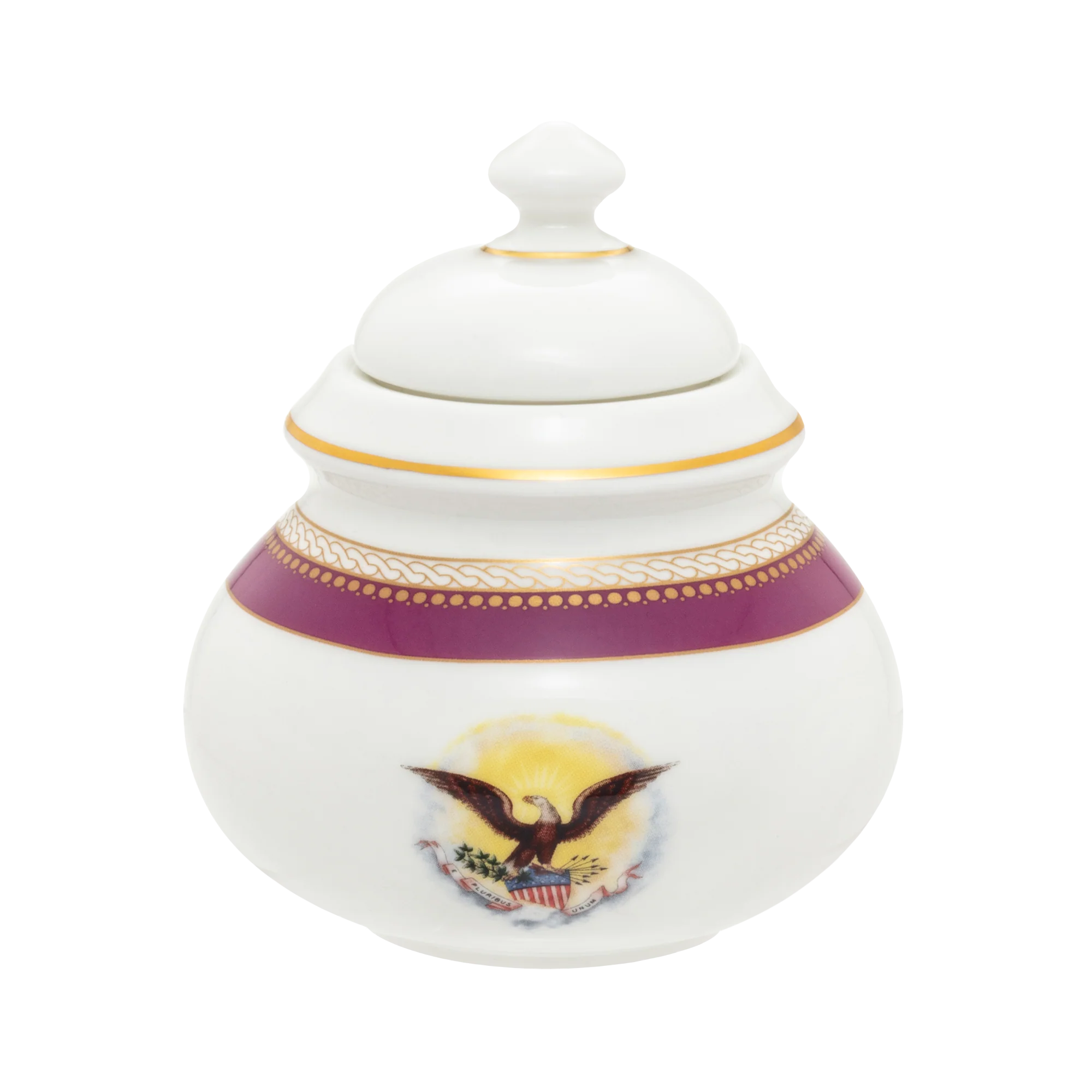 Lincoln Tea Collection, Set with Tea Pot and Two Tea Cups & Saucers - Image 4