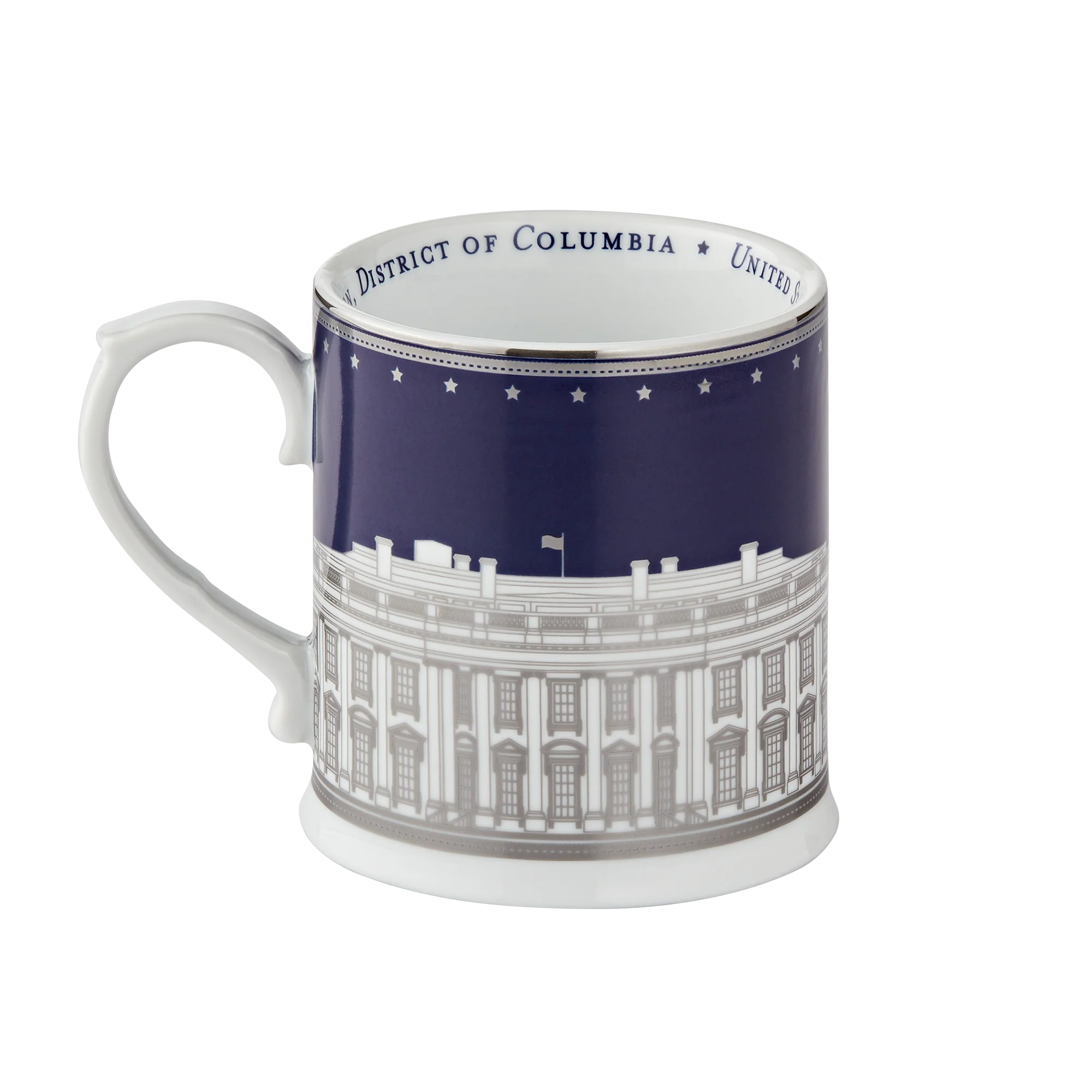 Navy White House Mug - Image 3