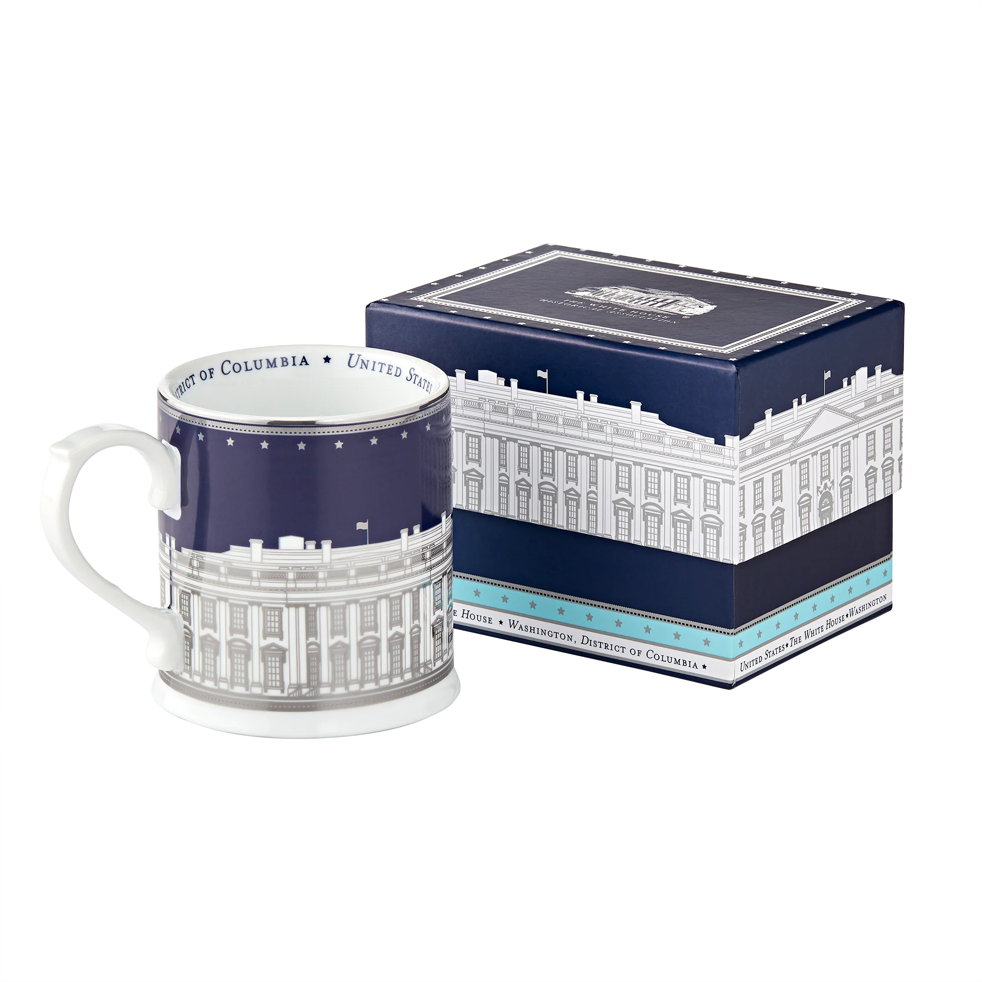 Navy White House Mug - Image 6