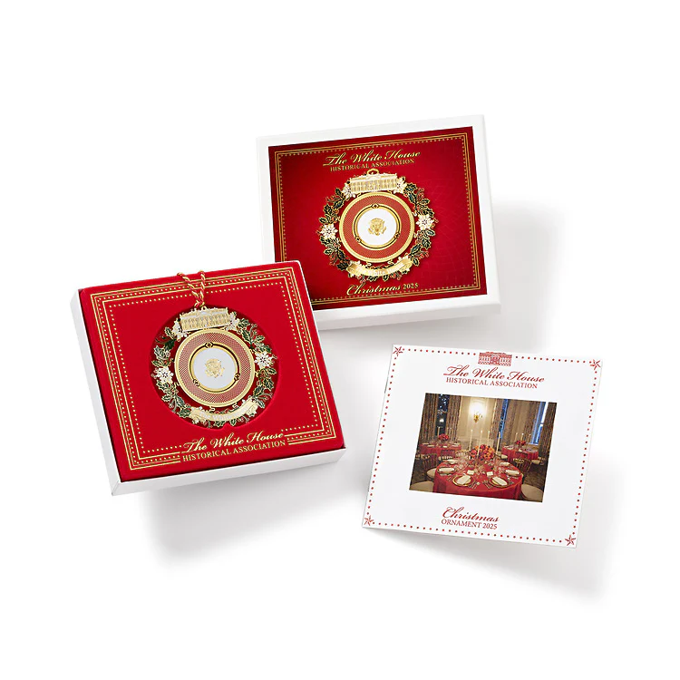 Official 2025 White House Christmas Ornament – 5 Piece Bundle - Image 2