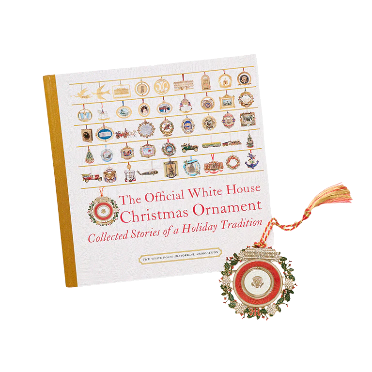 Official 2025 White House Christmas Ornament and Official White House Christmas Ornament Book (6th edition) Bundle