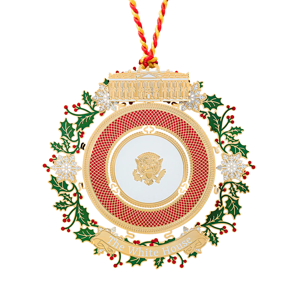 Official 2025 White House Christmas Ornament and Official White House Christmas Ornament Book (6th edition) Bundle - Image 3