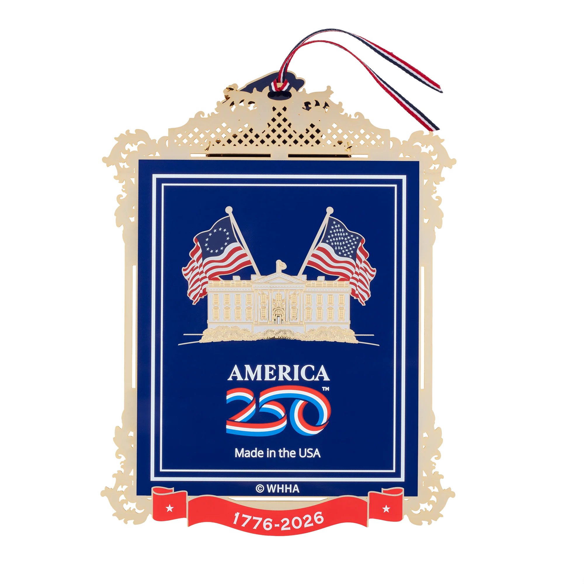 Official Commemorative Ornament of America’s 250th Anniversary 10" Display Wall Hanging - Image 2