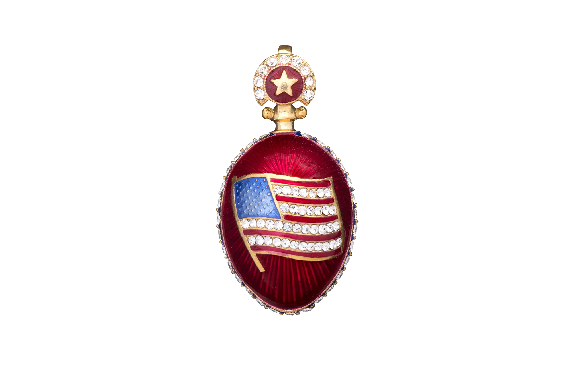 Presidential Red Egg Pendant