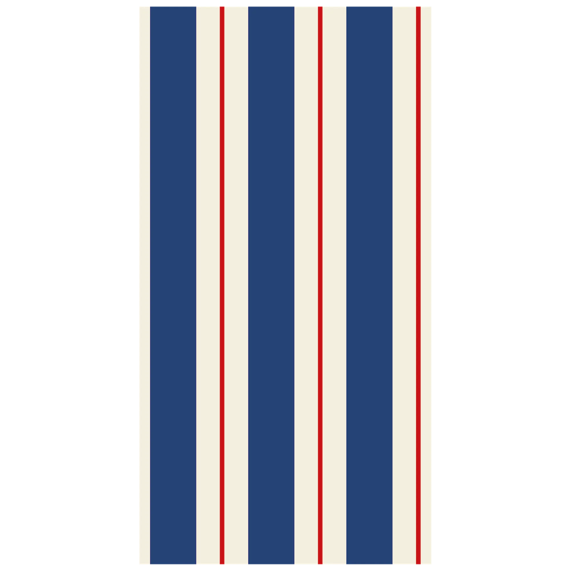 Striped Guest Paper Napkins - Set of 16