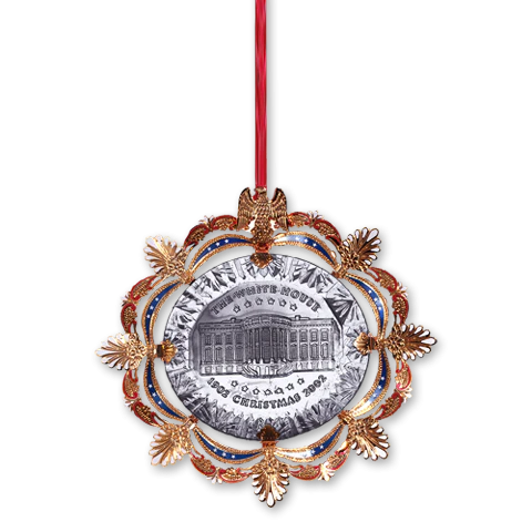 2002 White House Christmas Ornament, The East Room in 1902