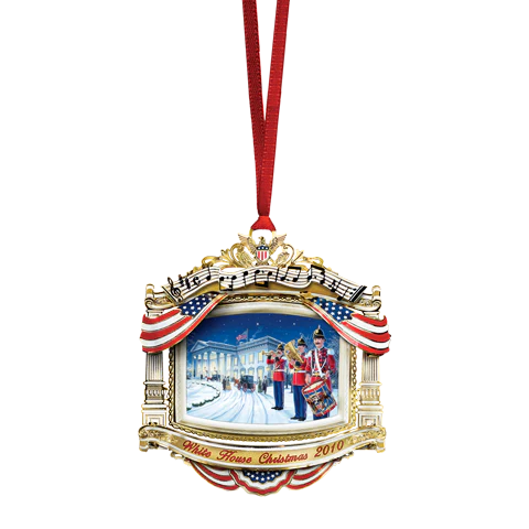 2010 White House Christmas Ornament, The U.S. Marine Band