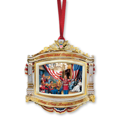 2010 White House Christmas Ornament, The U.S. Marine Band - Image 2