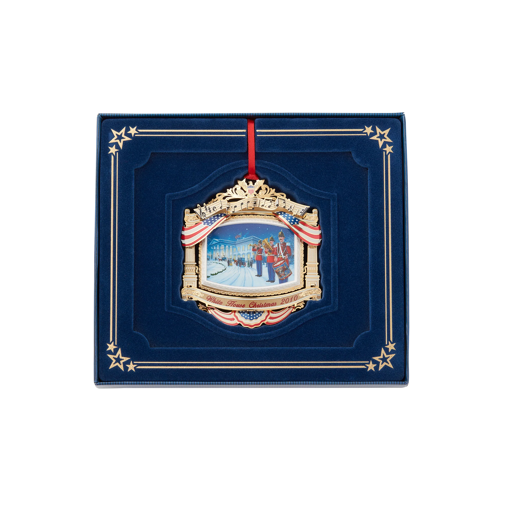 2010 White House Christmas Ornament, The U.S. Marine Band - Image 4