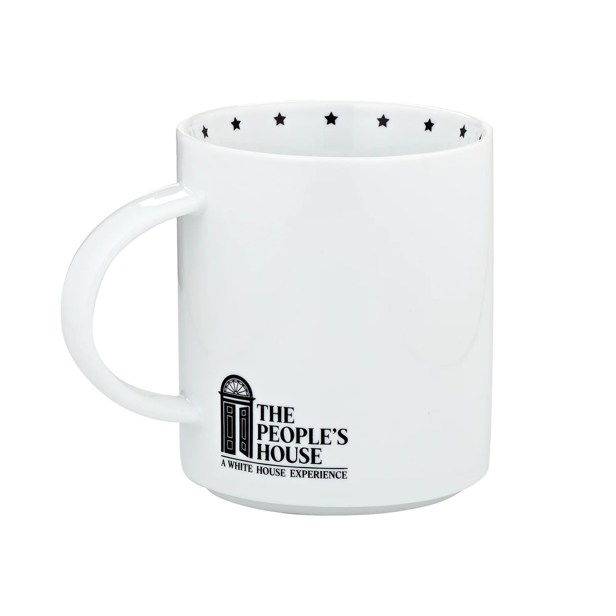 The People's House Black and White Logo Mug - Image 3