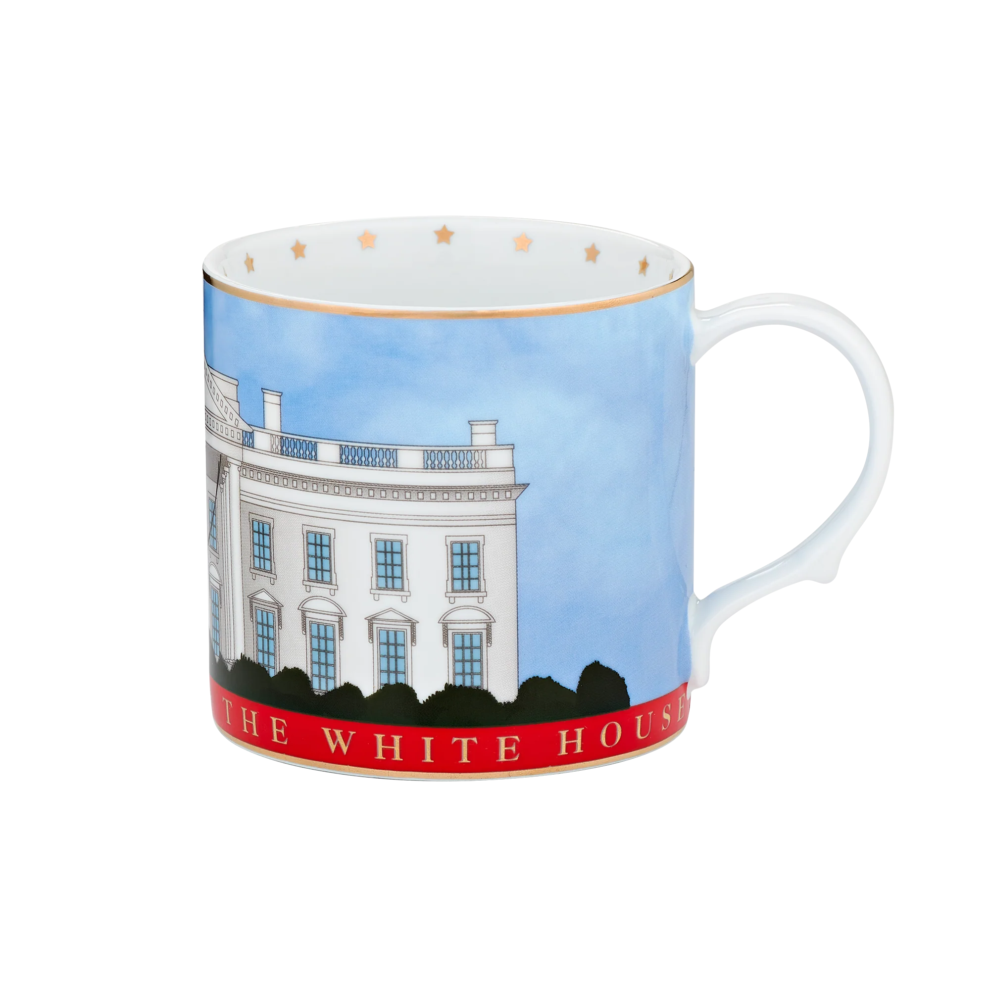 The People's House, White House Red with Gold Mug - Image 2