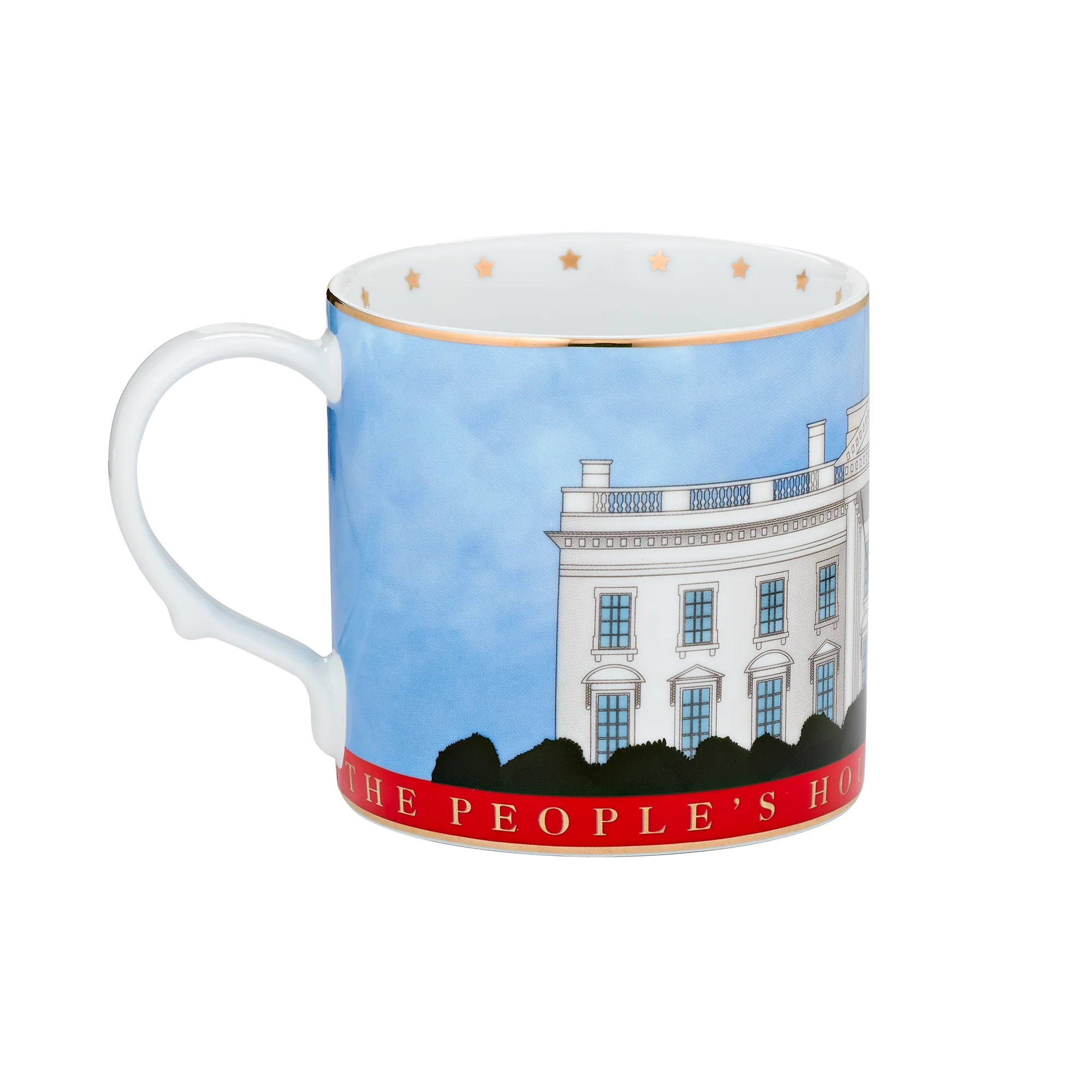 The People's House, White House Red with Gold Mug - Image 4