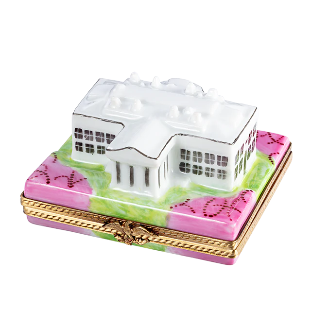 The White House Limoges Box - Cherry Blossom Theme