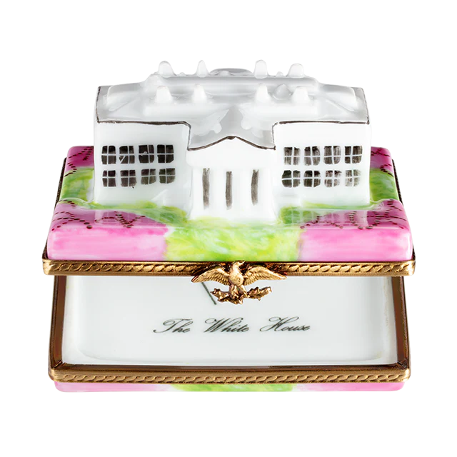 The White House Limoges Box - Cherry Blossom Theme - Image 3