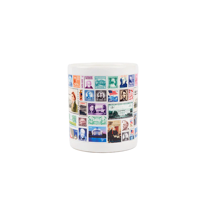 USPS Stamp Collage Mug - Image 2