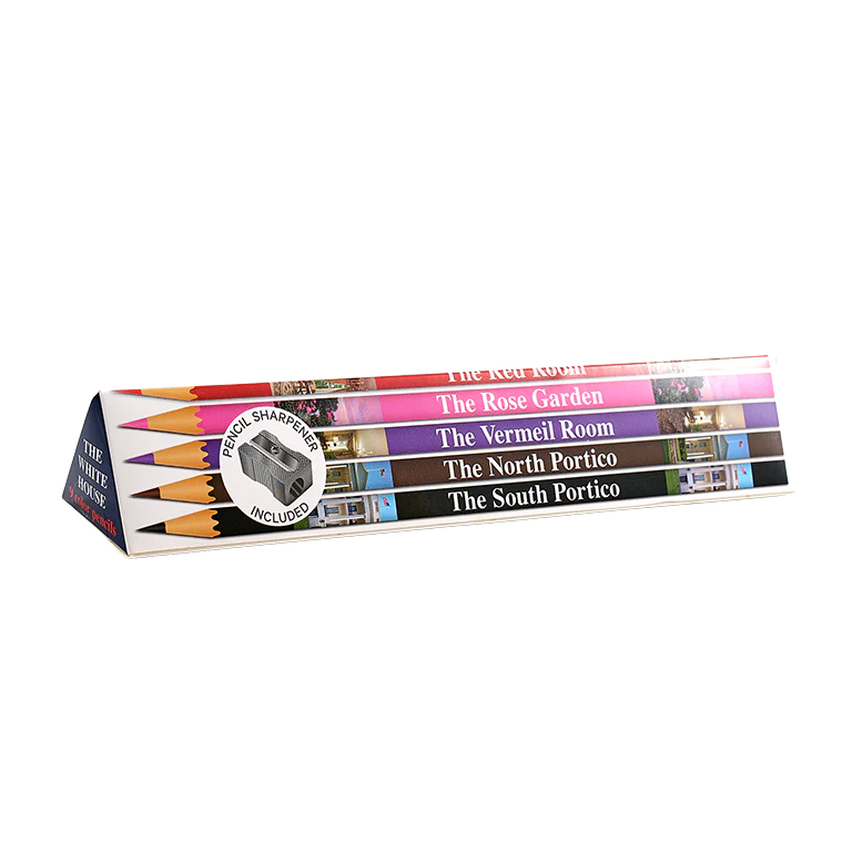 White House Colored Pencil Boxed Set with Sharpener