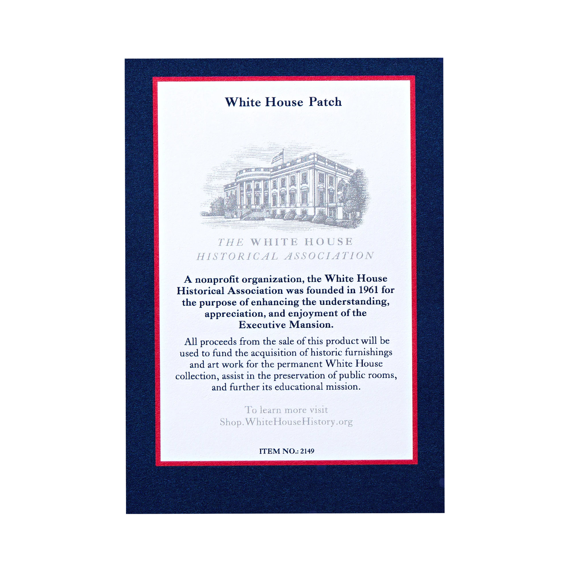 White House Embroidered Patch - Image 3